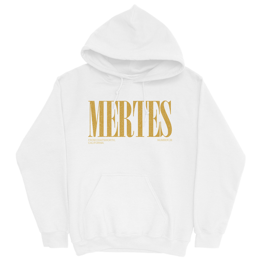 IZZY MERTES CLASSIC WHITE HOODIE