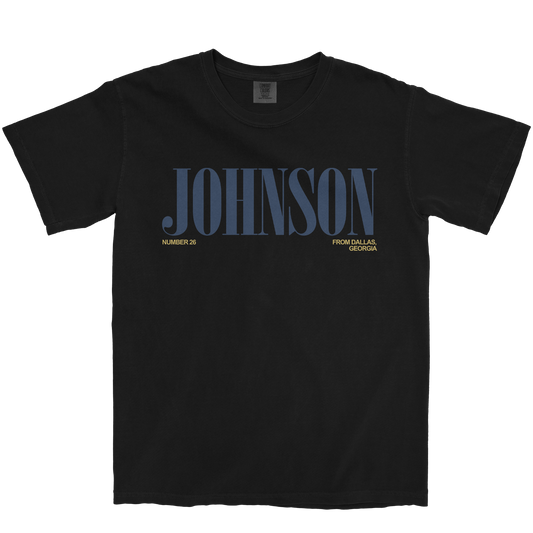 RYAN JOHNSON CLASSIC BLACK TEE