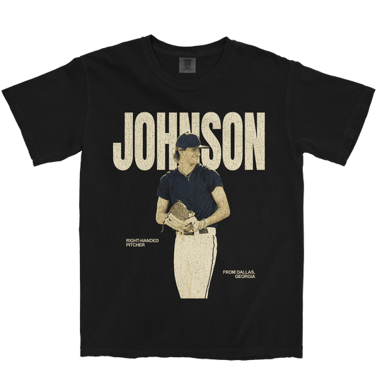 RYAN JOHNSON VINTAGE BLACK TEE
