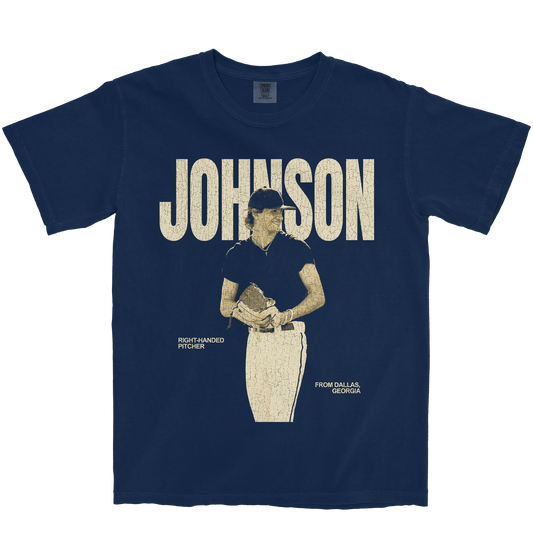 RYAN JOHNSON VINTAGE NAVY TEE