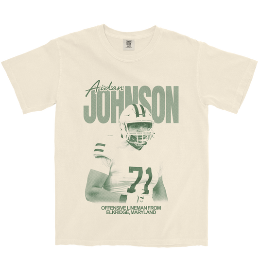 AIDAN JOHNSON VINTAGE IVORY TEE