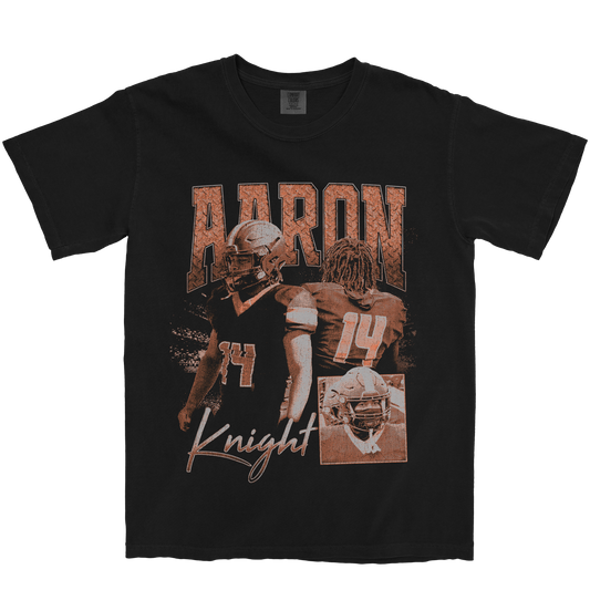 AARON KNIGHT GRAPHIC BLACK TEE