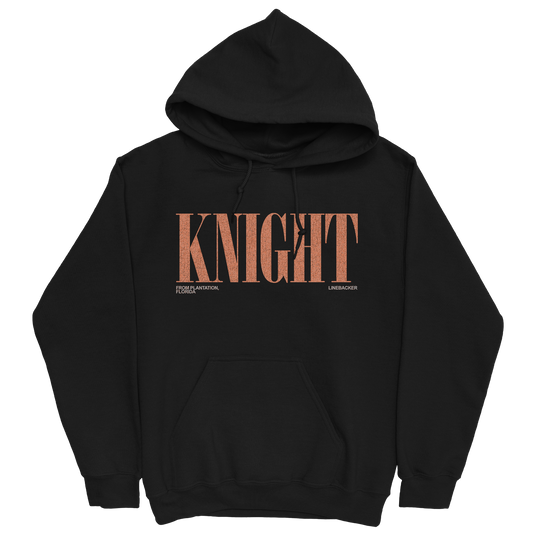 AARON KNIGHT CLASSIC BLACK HOODIE