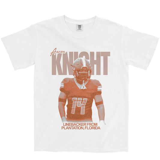 AARON KNIGHT VINTAGE WHITE TEE