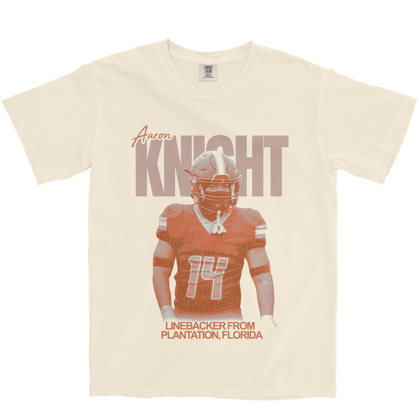AARON KNIGHT VINTAGE IVORY TEE
