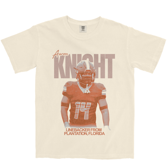 AARON KNIGHT VINTAGE IVORY TEE