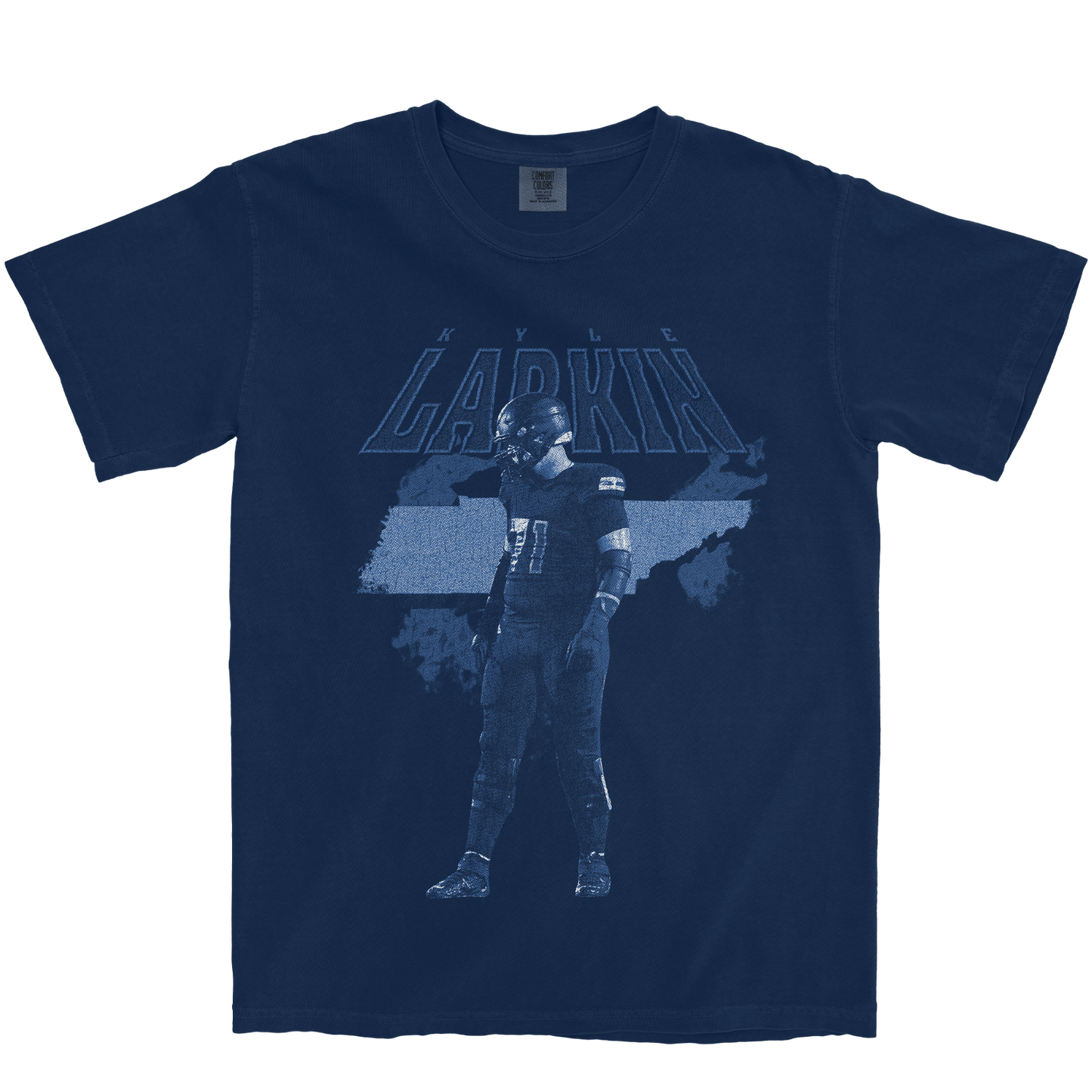 KYLE LARKIN VINTAGE NAVY TEE