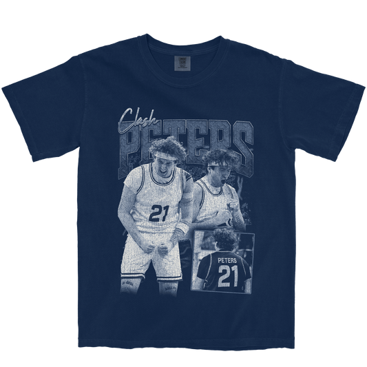 CLASH PETERS GRAPHIC NAVY TEE