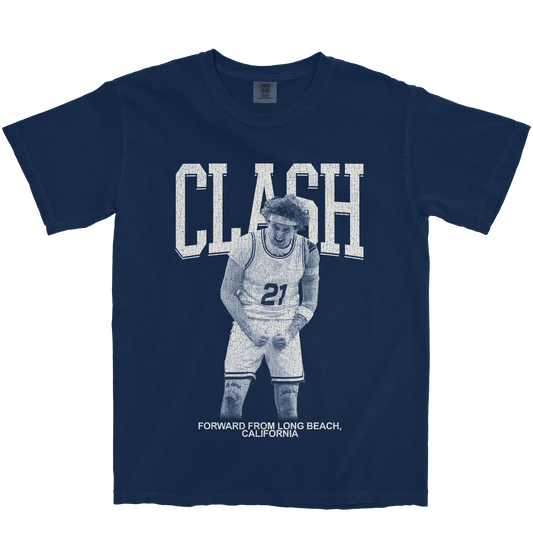 CLASH PETERS VINTAGE NAVY TEE
