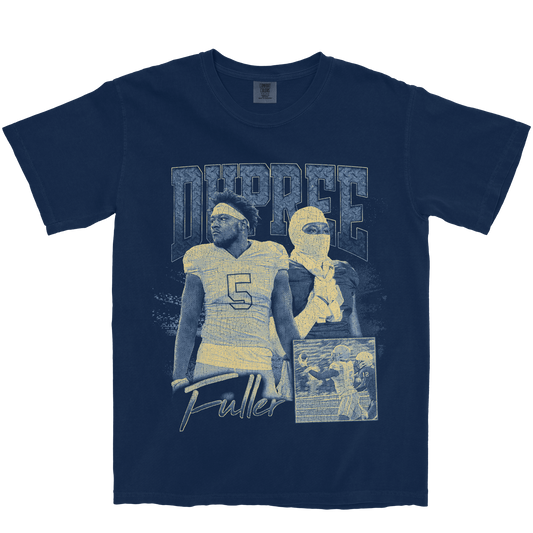 DUPREE FULLER GRAPHIC NAVY TEE