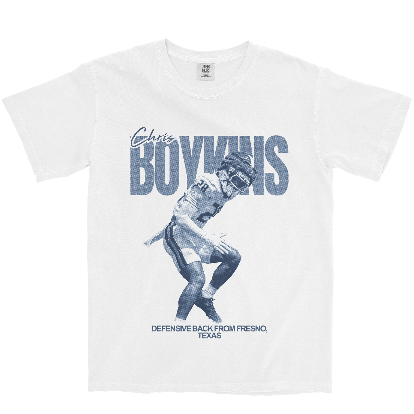 CHRIS BOYKINS VINTAGE WHITE TEE
