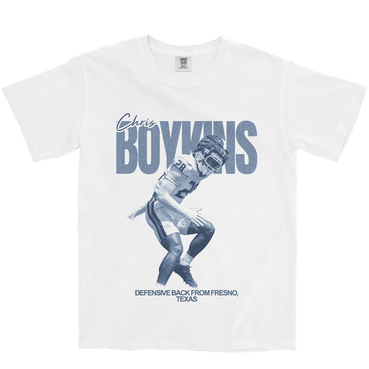 CHRIS BOYKINS VINTAGE WHITE TEE