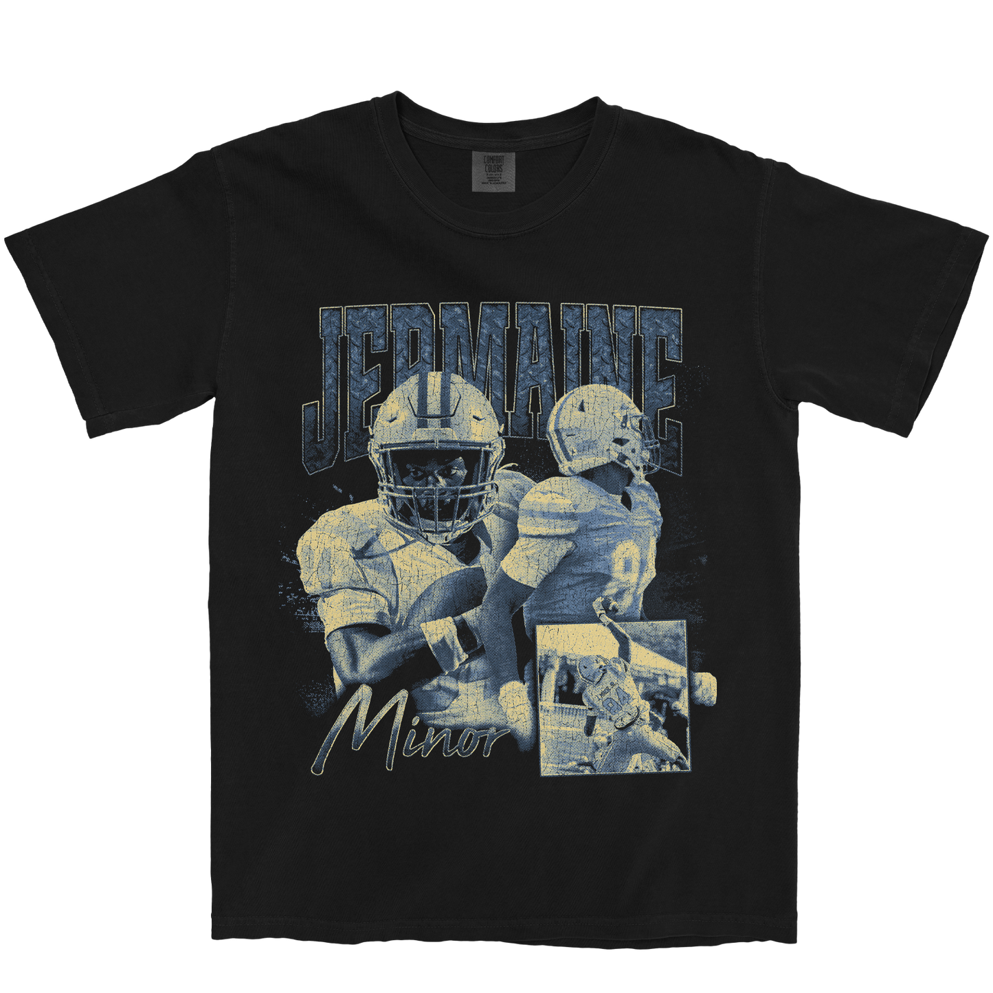 JERMAINE MINOR GRAPHIC BLACK TEE
