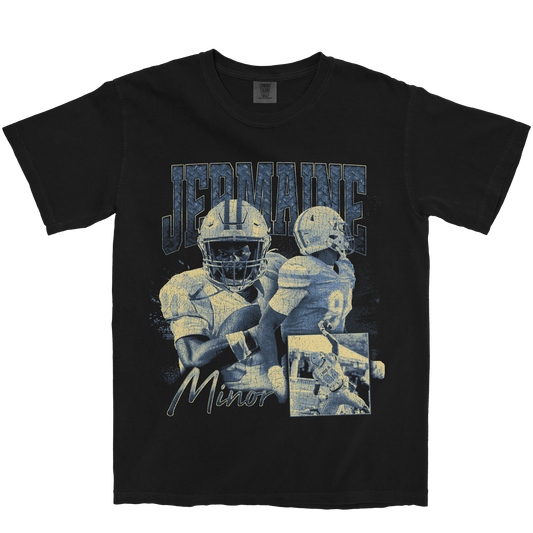 JERMAINE MINOR GRAPHIC BLACK TEE