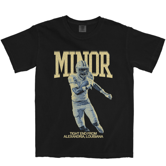JERMAINE MINOR VINTAGE BLACK TEE