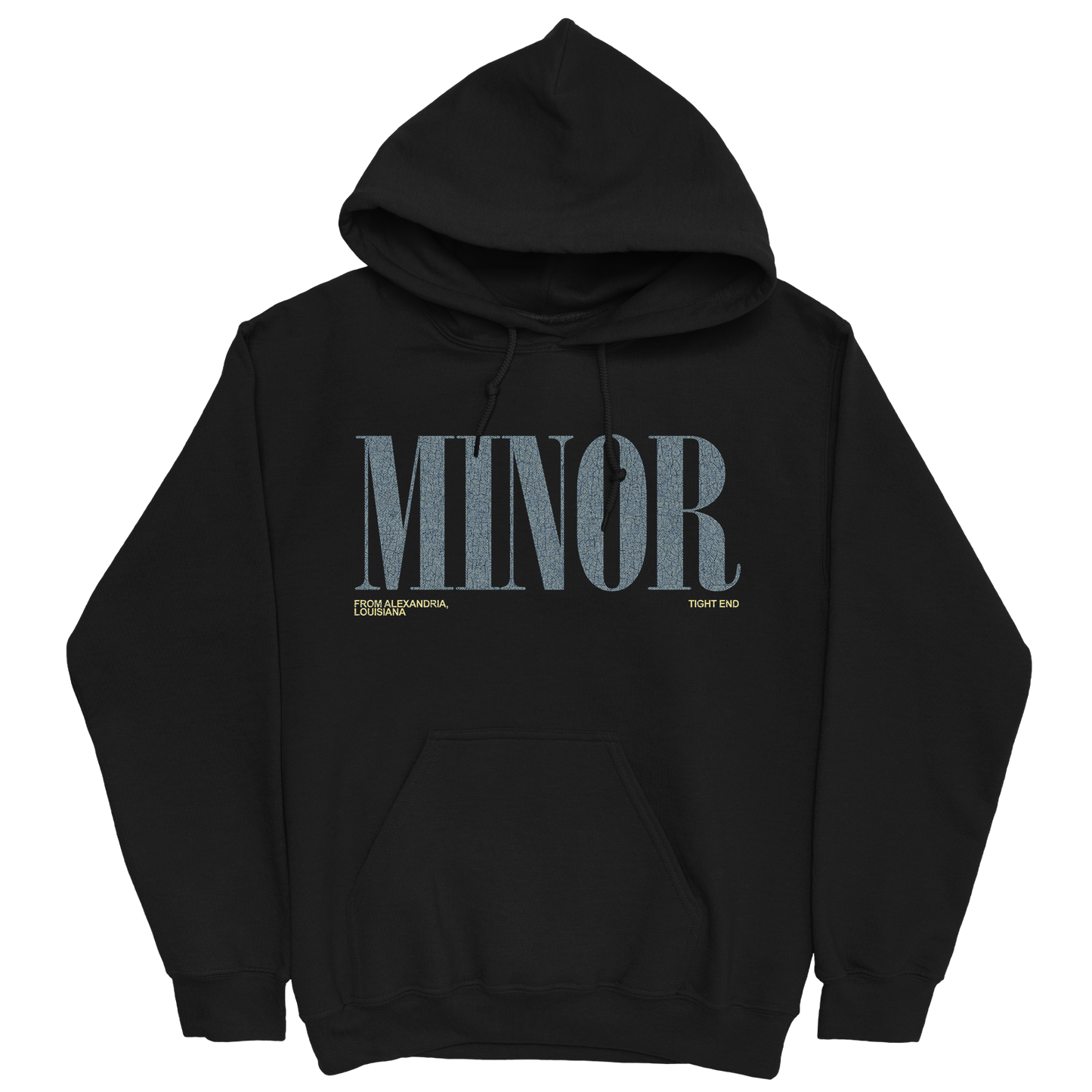 JERMAINE MINOR CLASSIC BLACK HOODIE