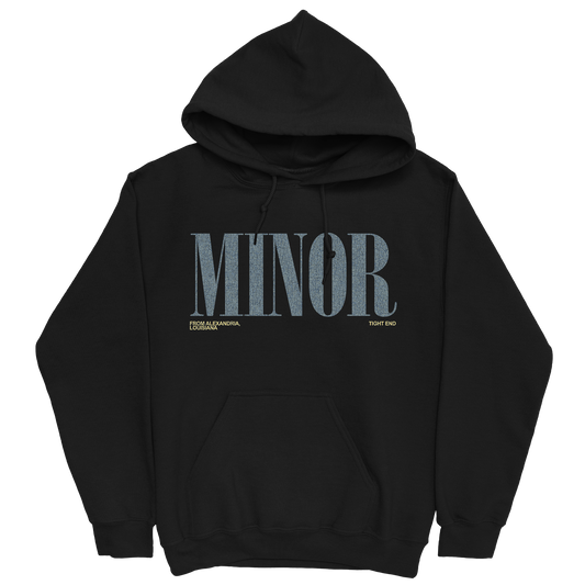 JERMAINE MINOR CLASSIC BLACK HOODIE