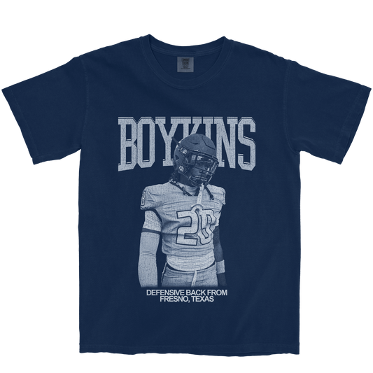 CHRIS BOYKINS VINTAGE NAVY TEE