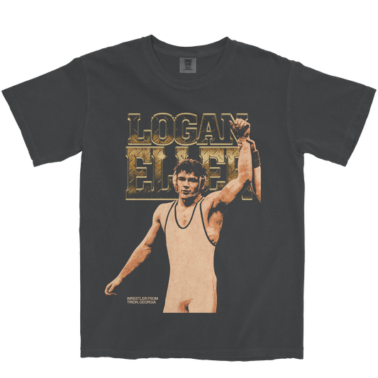 LOGAN ELLER GRAPHIC GRAPHITE TEE
