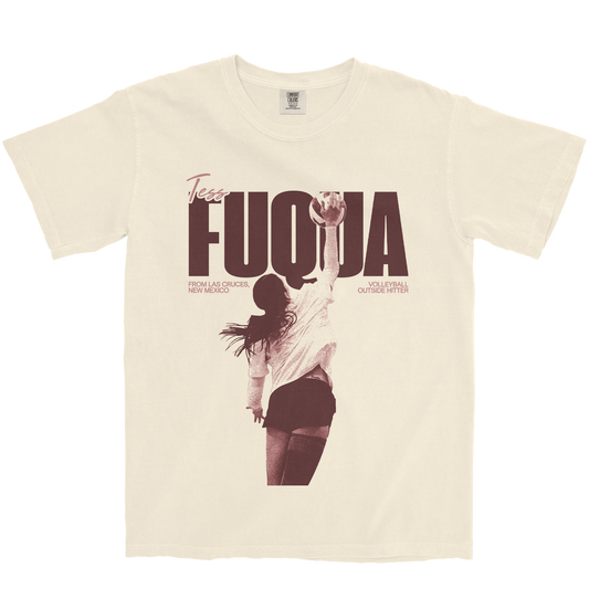 TESS FUQUA VINTAGE IVORY TEE