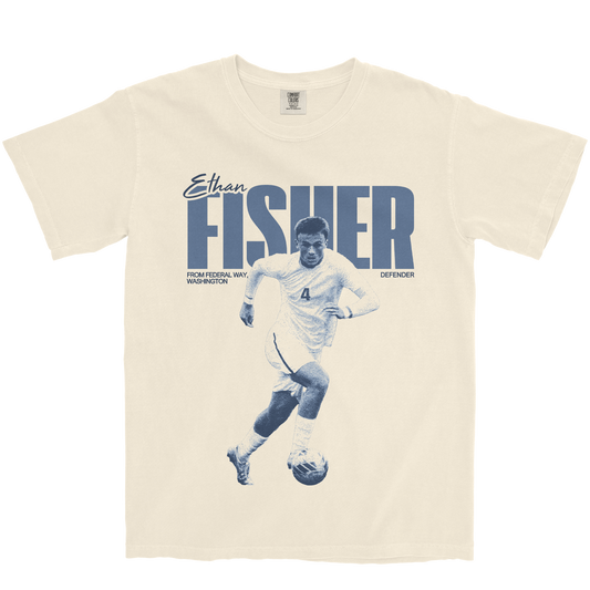 ETHAN FISHER VINTAGE IVORY TEE