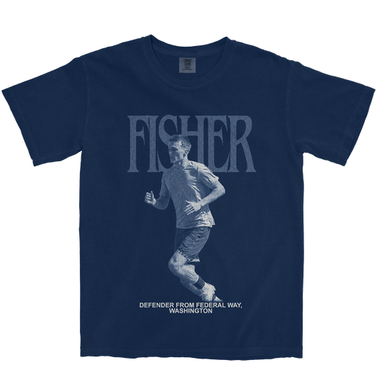 ETHAN FISHER VINTAGE NAVY TEE