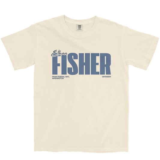 ETHAN FISHER CLASSIC IVORY TEE