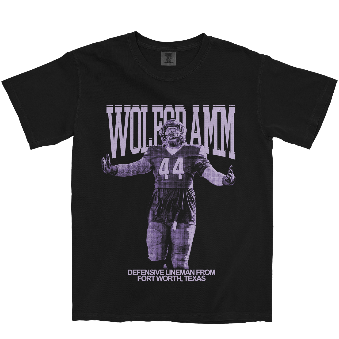 VILILAMI WOLFGRAMM #44 BLACK TEE
