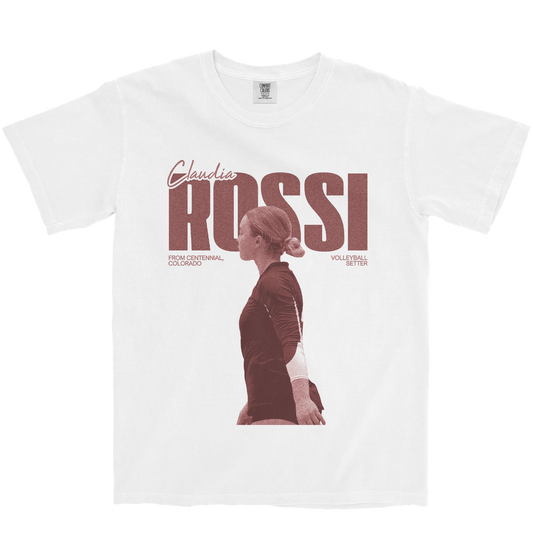 CLAUDIA ROSSI VINTAGE WHITE TEE