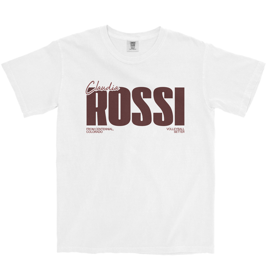 CLAUDIA ROSSI CLASSIC WHITE TEE