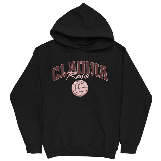 CLAUDIA ROSSI VOLLEYBALL BLACK HOODIE