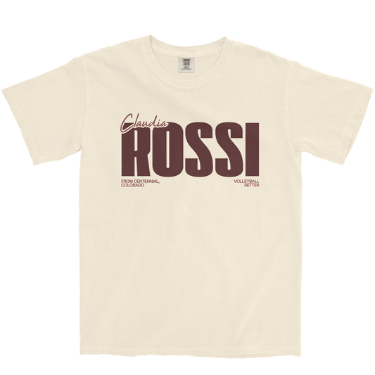 CLAUDIA ROSSI CLASSIC IVORY TEE