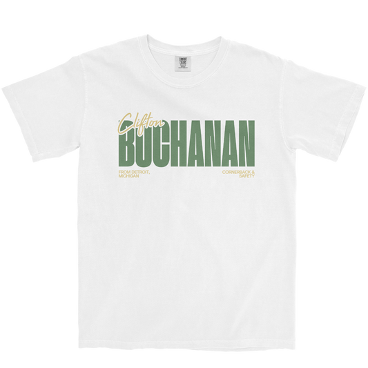 CLIFTON BUCHANAN CLASSIC WHITE TEE