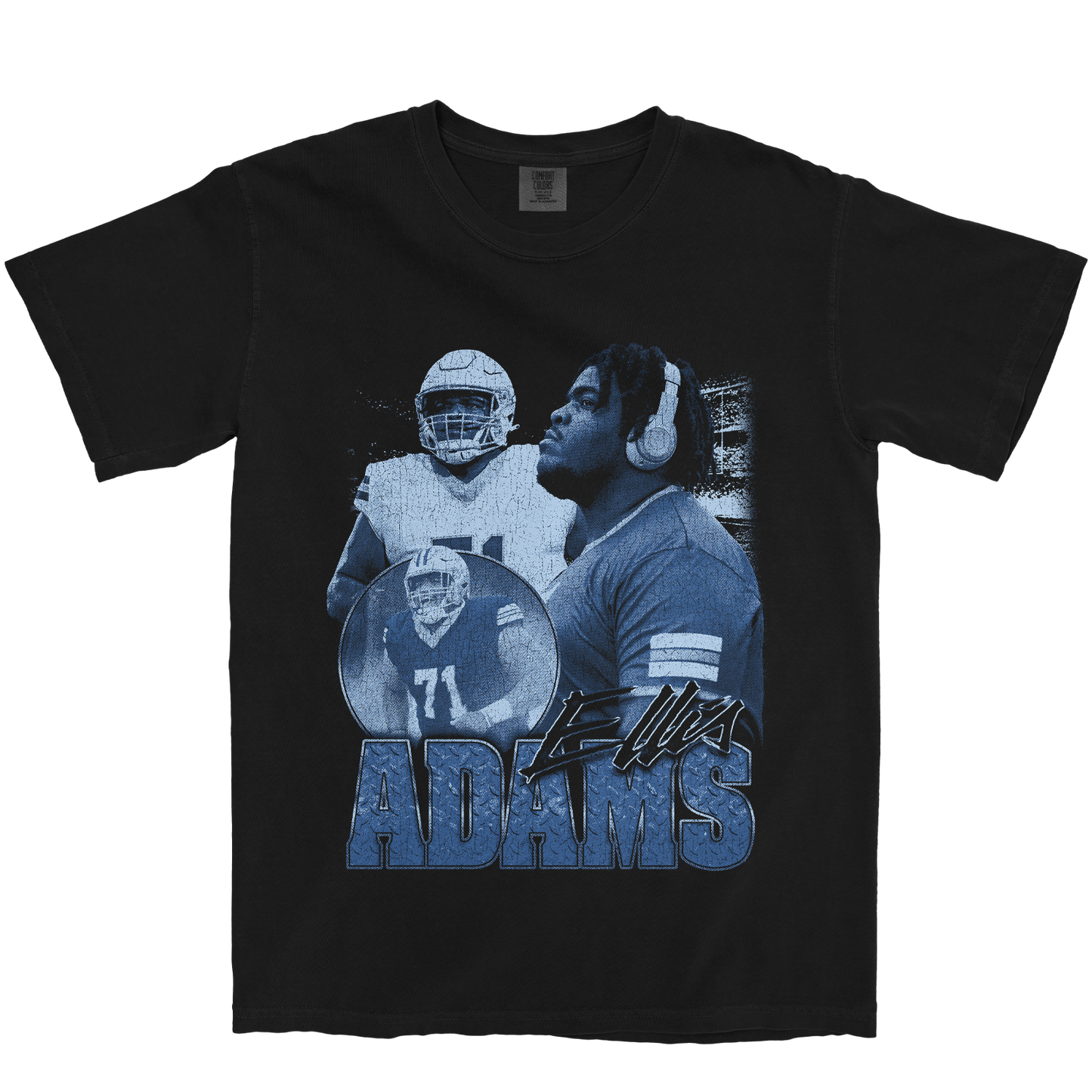 ELLIS ADAMS GRAPHIC BLACK TEE