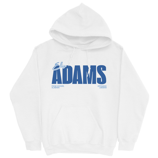 ELLIS ADAMS CLASSIC WHITE HOODIE