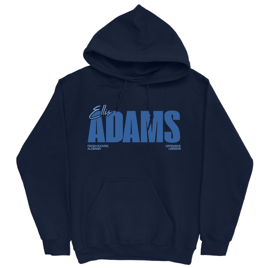 ELLIS ADAMS CLASSIC NAVY HOODIE