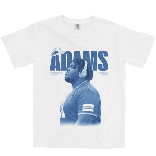 ELLIS ADAMS VINTAGE WHITE TEE