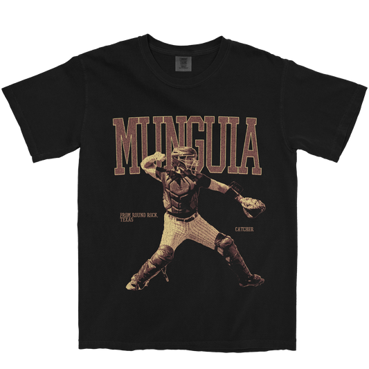 AUSTIN MUNGUIA CATCHER BLACK TEE