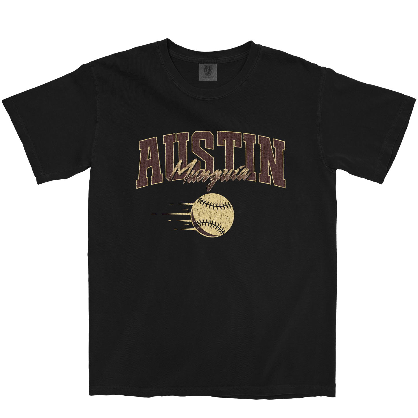 AUSTIN MUNGUIA BASEBALL BLACK TEE