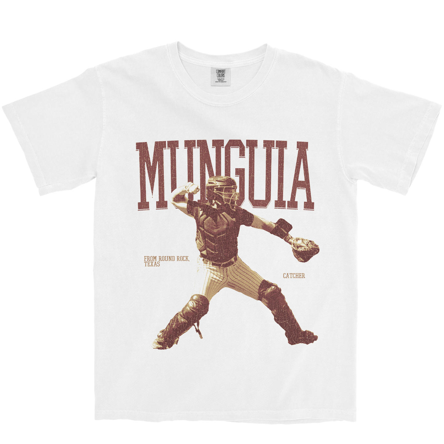 AUSTIN MUNGUIA CATCHER WHITE TEE