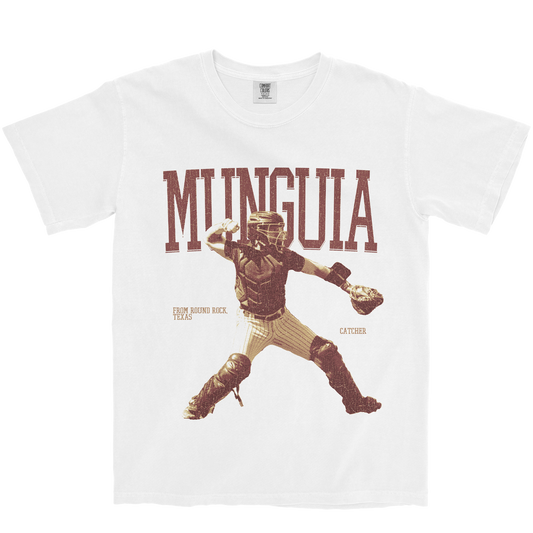 AUSTIN MUNGUIA CATCHER WHITE TEE