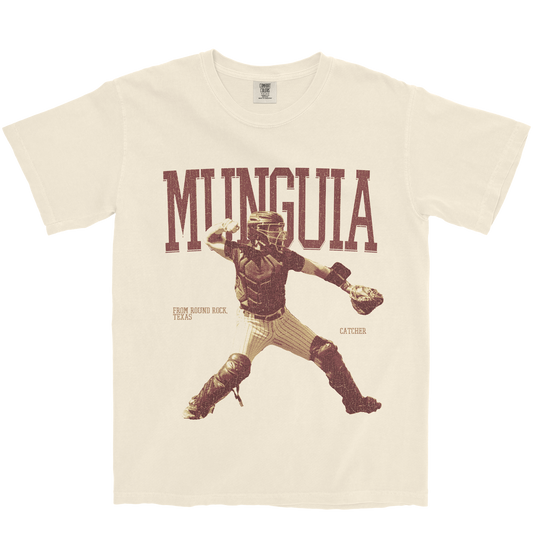 AUSTIN MUNGUIA CATCHER IVORY TEE