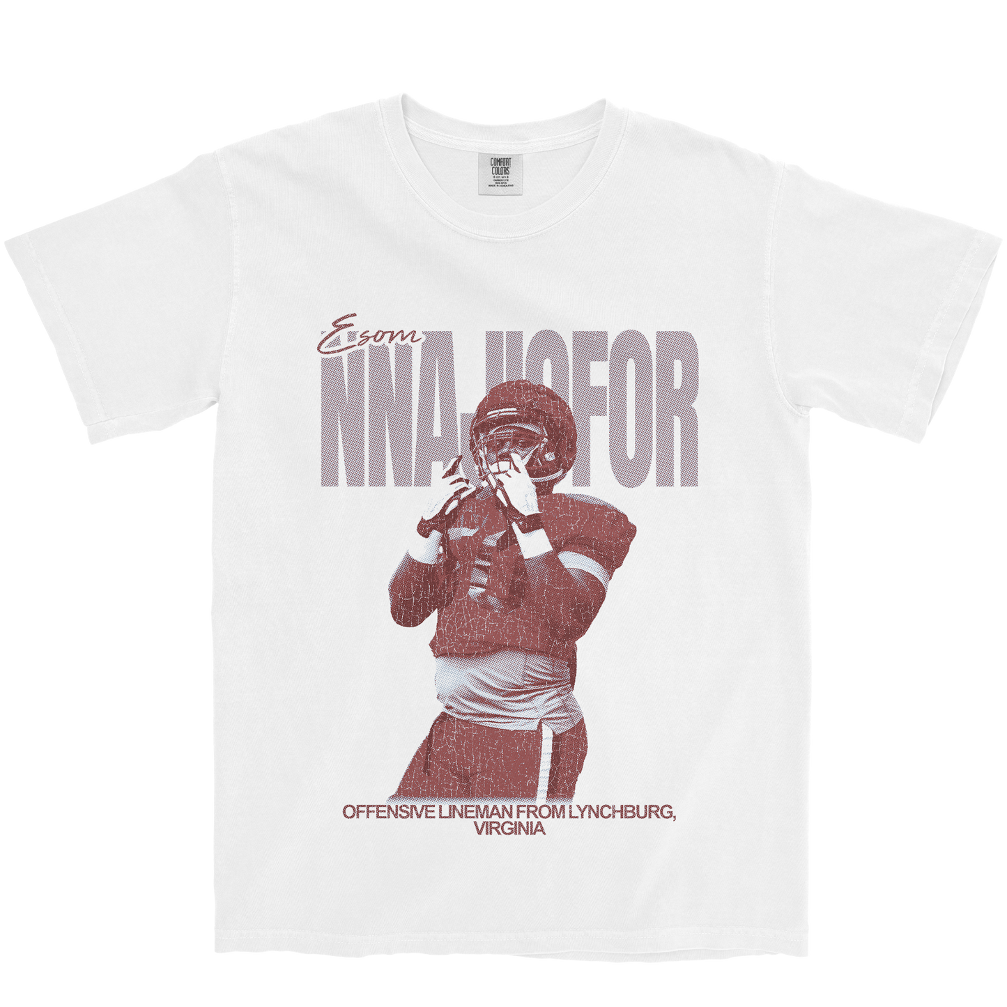 ESOM NNAJIOFOR VINTAGE WHITE TEE