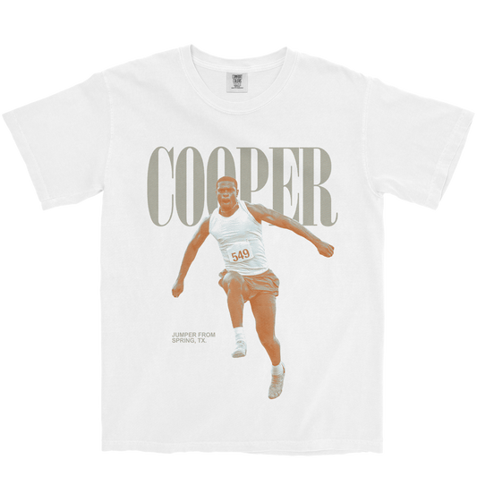 AARON COOPER VINTAGE WHITE TEE