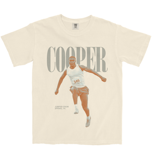 AARON COOPER VINTAGE IVORY TEE