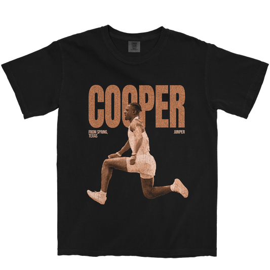 AARON COOPER VINTAGE BLACK TEE