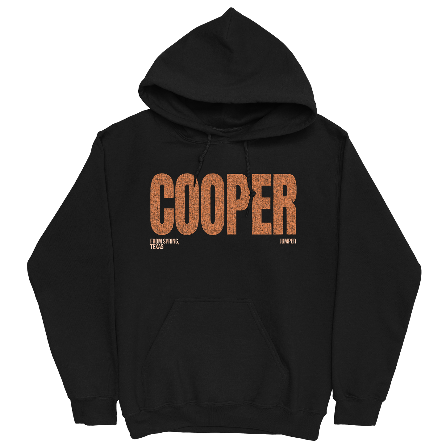 AARON COOPER CLASSIC BLACK HOODIE