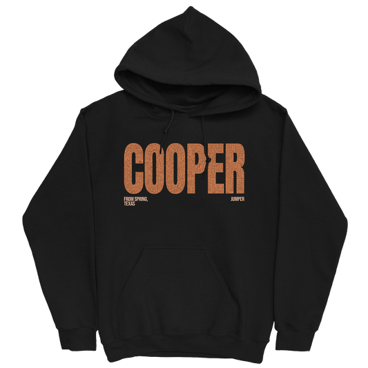 AARON COOPER CLASSIC BLACK HOODIE