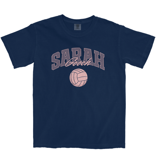 SARAH GOOCH VOLLEYBALL NAVY TEE