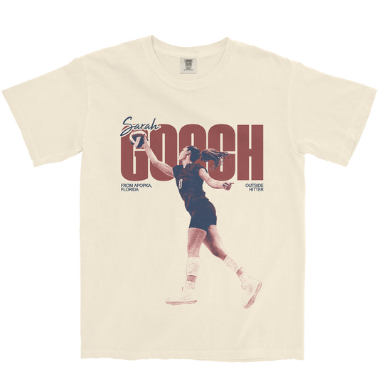 SARAH GOOCH #0 IVORY TEE